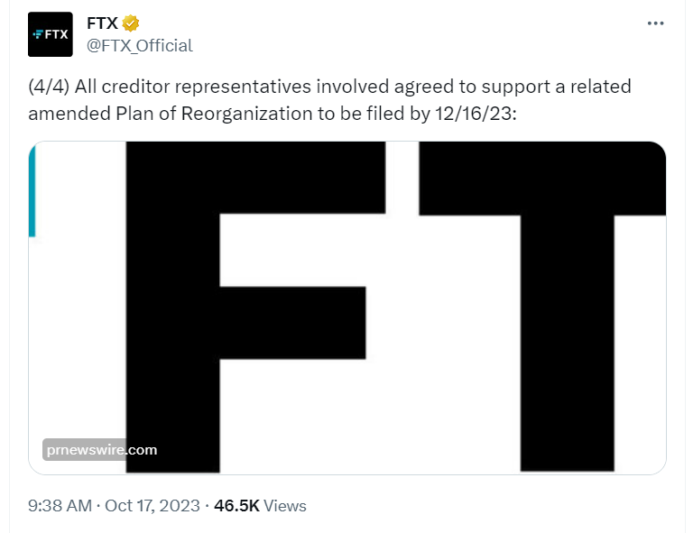 FTX 피해자, 투자금 90% 돌려 받을 듯 기사의 사진