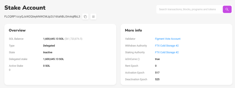 FTX, 796억5506만원 상당 SOL 언스테이킹 시도 실패 기사의 사진