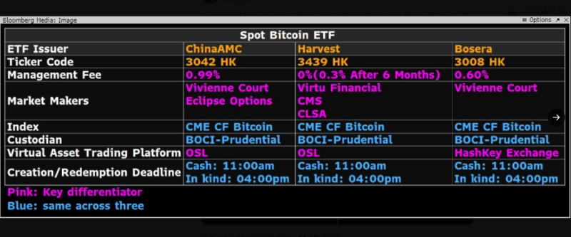 '다음주 출시' 홍콩 비트코인 현물 ETF, 美와 무엇이 다를까? 기사의 사진