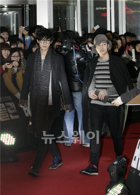 베를린 레드카펫, 정준영-로이킴 ⓒ 김준영 기자