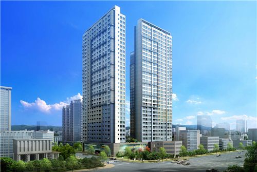 '부산 더샵 시티애비뉴' 투시도 ⓒ포스코건설 제공