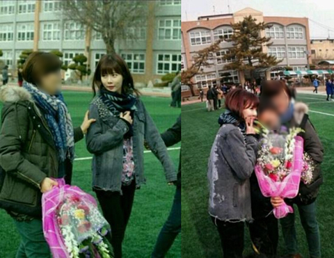 현아 동생 졸업식 포착 ⓒ 온라인 커뮤니티