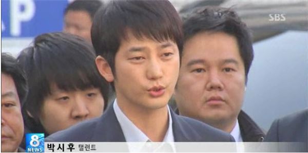 박시후 거짓말 탐지기. SBS 8시 뉴스 방송화면
