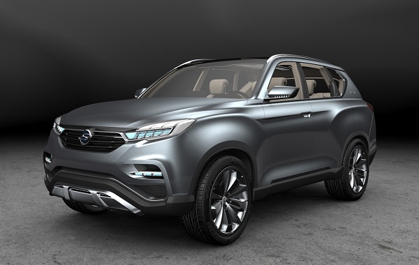 쌍용자동차 대형 SUV 콘셉트카 'LIV-1'. 사진제공=쌍용자동차