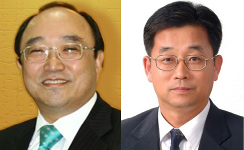 (좌)정광현 동부 LED 대표이사 사장 (우)김진태 동부라이텍 COO 겸 생산기술총괄