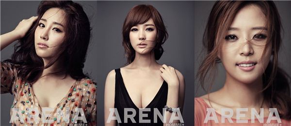 최희-공서영-배지현. 사진제공=아레나옴므