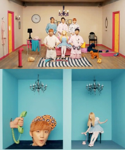 B1A4의 이게 무슨 일이야 뮤비. 사진제공=WM엔터테인먼트