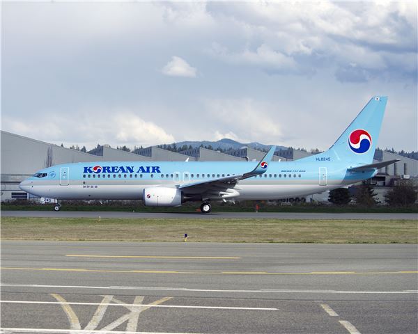 대한항공이 인천~지난 노선에 투입하는 B737-800 차세대 항공기. 사진 제공=대한항공