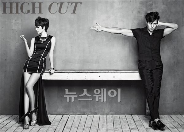 영화 '감시자들' 두 카리스마, 정우성-한효주 '야릇한' 화보 기사의 사진