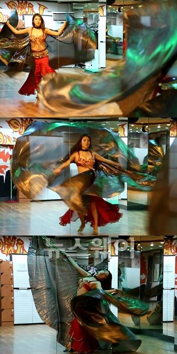 '피어나인' 은비, 벨리댄스 동영상 '후끈' 기사의 사진