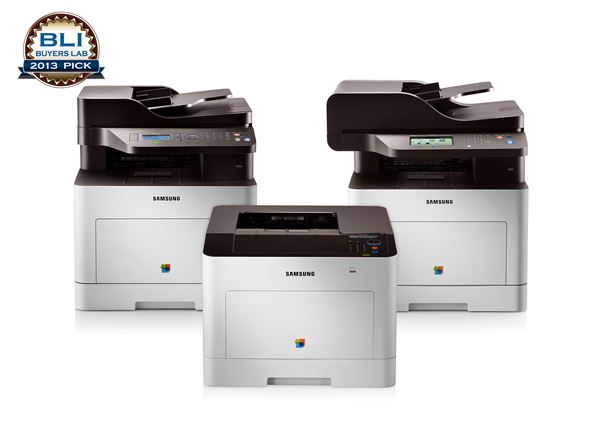 삼성전자 프린터 총 6개종이 미국의 사무기기 전문 평가기관인 바이어스랩 (Buyers Laboratory, BLI)으로부터 '최고 제품'과 '최고 에너지 효율 제품' 등으로 선정됐다. 사진은 '최고 에너지 효율 제품'으로 선정된 삼성 컬러 레이저 프린터/복합기(CLP-680시리즈, CLX-6260FD/FW) 사진=삼성전자 제공