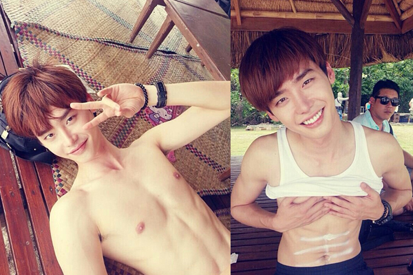 이종석 복근. 사진=이종석 미투데이