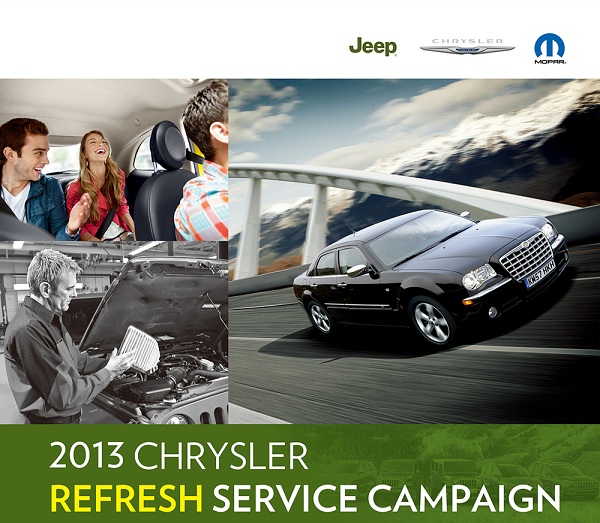 2013 크라이슬러 리프레시 서비스 캠페인.