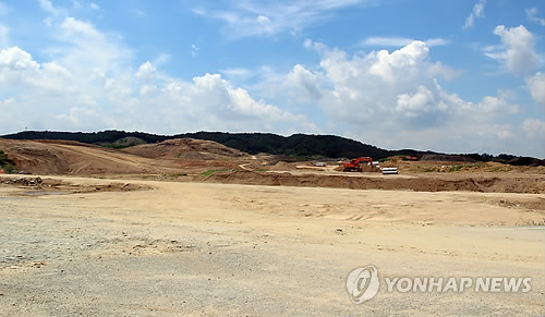 토목공사 중인 세종시 2-2생활권. 사진=연합뉴스 제공