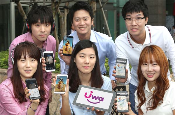 LG유플러스는 100% LTE 핵심 서비스 ‘Uwa’에 ‘플러스콜’ 기능을 10일부터 선보인다고 9일 밝혔다. (사진=LG유플러스 제공)