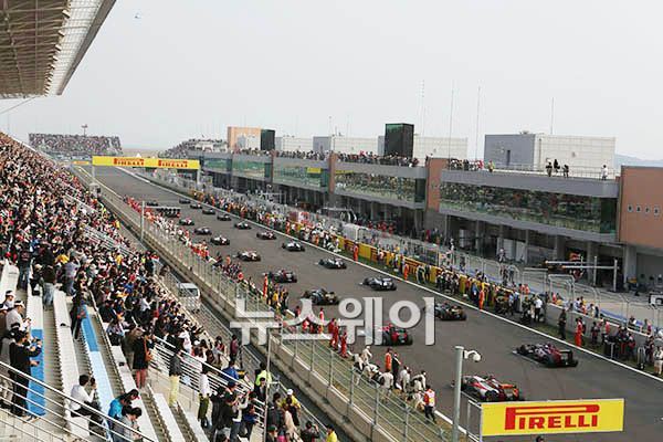 2012년 F1 코리아그랑프리. 사진=윤경현 기자squashkh@newsway.kr