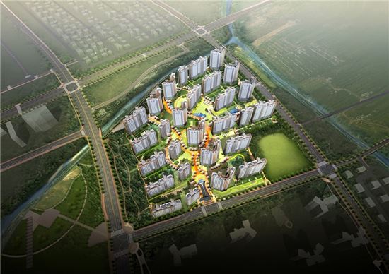 충남 내포신도시 RM-10블록 ‘중흥S-클래스 리버티’ 조감도. 사진=중흥건설 제공