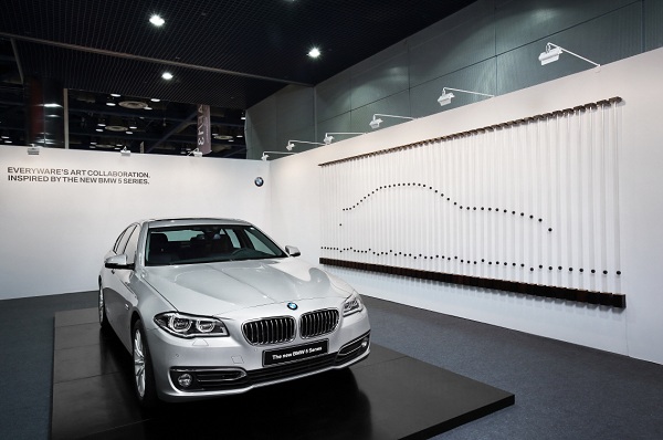 BMW 뉴 5시리즈 아트 콜라보레이션 at KIAF 2013. 사진=BMW 코리아 제공