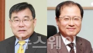 김홍진(왼쪽) 사장과 김일영 사장.