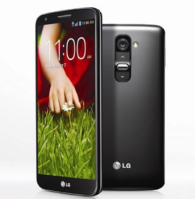LG G2 제품 사진.