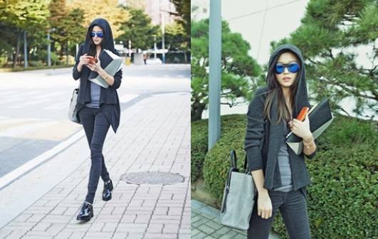전지현 출근길. 사진=루즈 앤 라운지