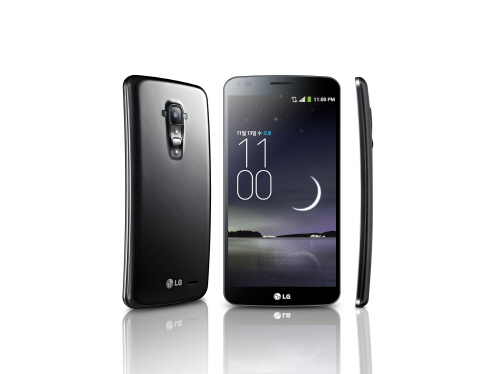 LG G 플렉스 제품사진.