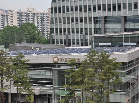 마포구청사 태양광 35kW.