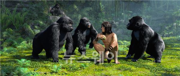 애니메이션 ‘타잔 3D’, 실제 아프리카 정글서 2개월 동안 체험 기사의 사진