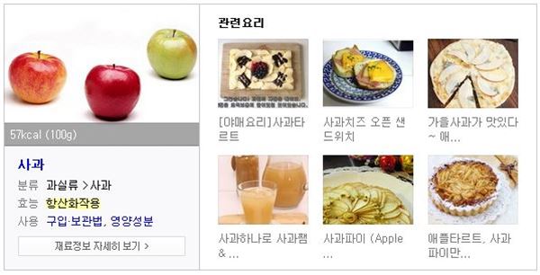 사과 효능. 사진=네이버 캡처