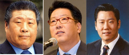 정몽근 현대백화점그룹 명예회장, 정지선 현대백화점그룹 회장, 정교선 현대백화점그룹 부회장