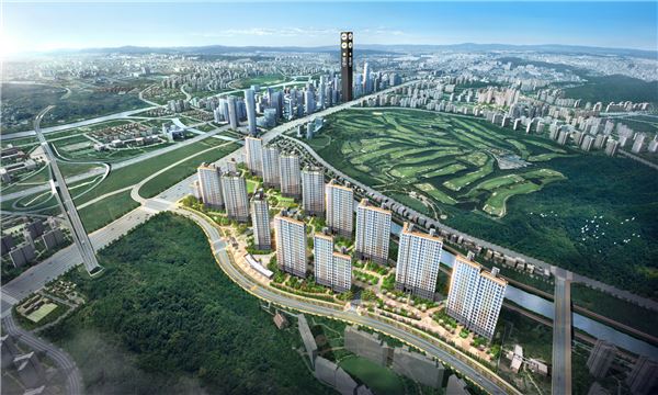 ‘동탄2신도시 반도유보라 아이비파크 3.0’ 광역조감도. 사진=반도건설 제공