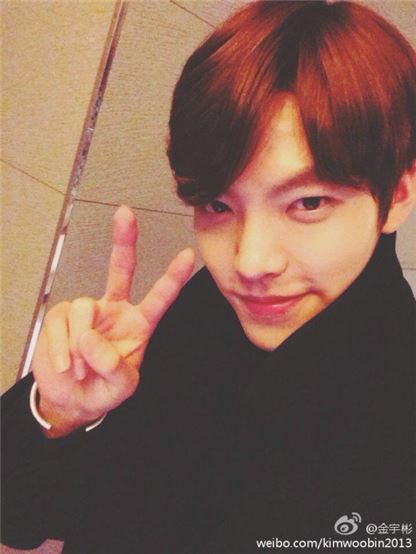 김우빈 중국 SNS 사진=김우빈 웨이보 캡쳐