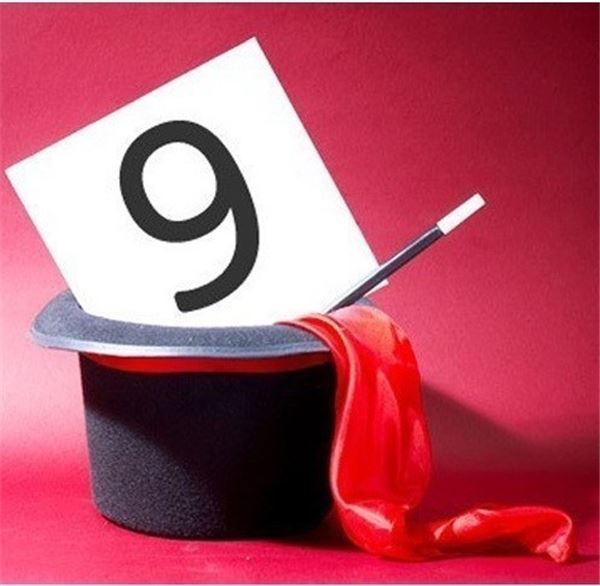 신기한 숫자 9. 사진=온라인 게시판