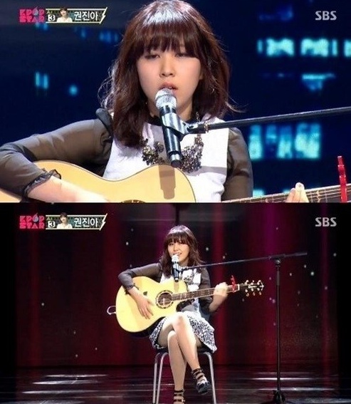 권진아 씨스루, 2ne1-소녀시대 꺽고 음원차트 1위. 사진=SBS ‘서바이벌 오디션 K팝스타 시즌3’