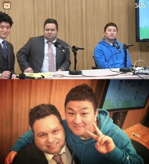 폴포츠 컬투쇼 출연. 사진=SBS 파워FM ‘두시탈출 컬투쇼’(위) 허각트위터(아래)