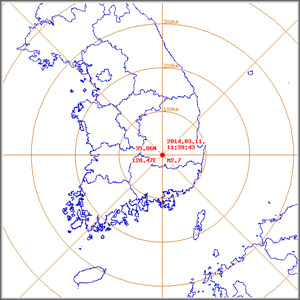 대구 지진. 사진=기상청