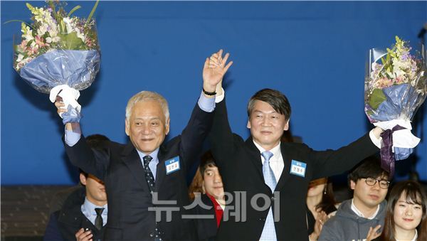 김한길(좌) 안철수.