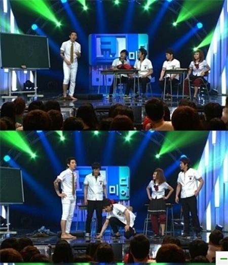 코미디에 빠지다 '일진쌤'.