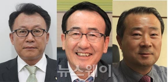 (좌로부터)이계영 화승비나 대표이사 부사장, 허성룡 화승소재 대표이사, 이정두 화승T&C 대표이사