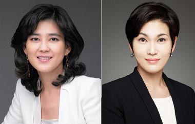 이부진(왼쪽) 호텔신라 사장과 이서현 삼성에버랜드 패션부문 경영기획담당 사장.