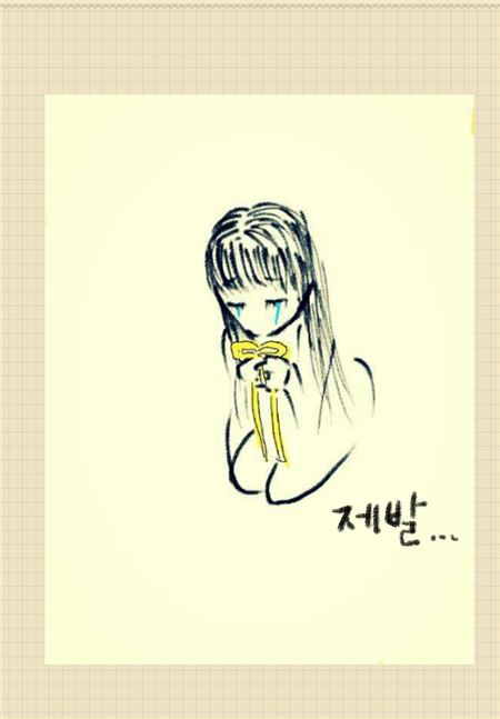 배우 한지우, 직접 그린 그림으로 노란리본 달기 캠페인 동참 “제발···” 기사의 사진