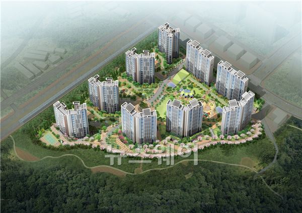 갈매 더샵 나인힐스 조감도. 사진=포스코건설