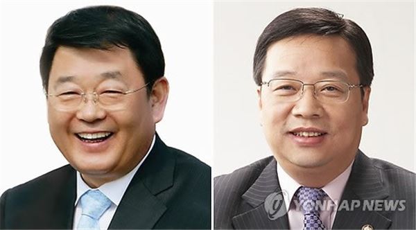 박성효 새누리당 후보(왼쪽), 권선택 새정치민주연합 후보. 사진=연합뉴스 제공