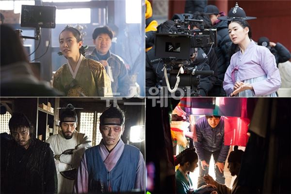 ‘역린’, 영화와는 다른 코믹스런 카메라 뒤 배우들 모습 ‘공개’ 기사의 사진