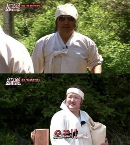 '렛츠고 시간탐험대' 김보성-이국주 사진=tvN 제공