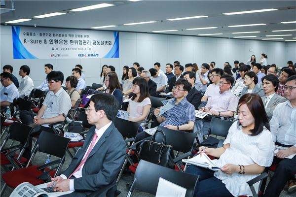 외환은행, '2014년 환위험관리 공동설명회' 개최. 사진=외환은행 제공