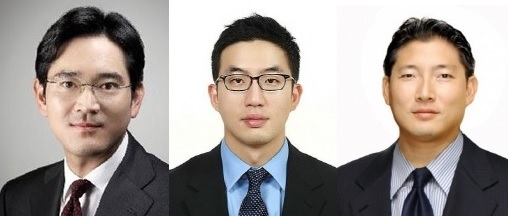 (왼쪽부터) 이재용 삼성전자 부회장, 구광모 LG 부장, 조현준 효성 사장.
