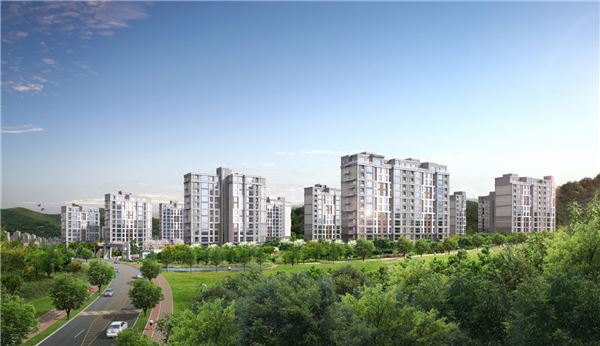 ‘강남 더샵 포레스트’ 투시도. 사진=포스코건설 제공