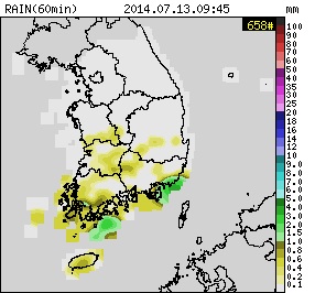 남부, 충청 장맛비 약해져 낮부터 기온↑ 기사의 사진