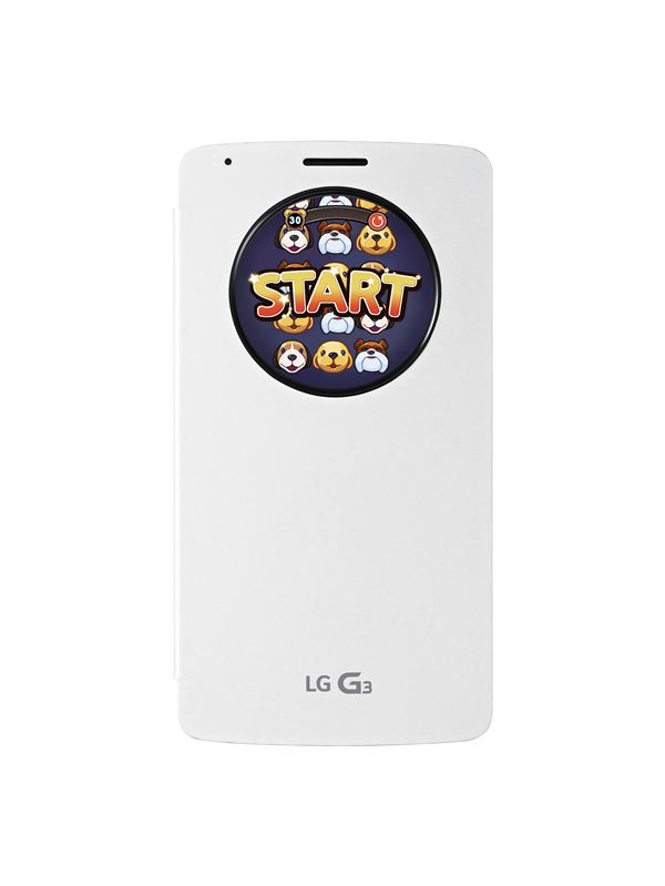 LG전자가 23일부터 출시하는'G3' 퀵서클 케이스 전용 게임 '퍼피팝(Puppy Pop)'을 실제 실행할 때 이미지. 사진 = LG전자 제공